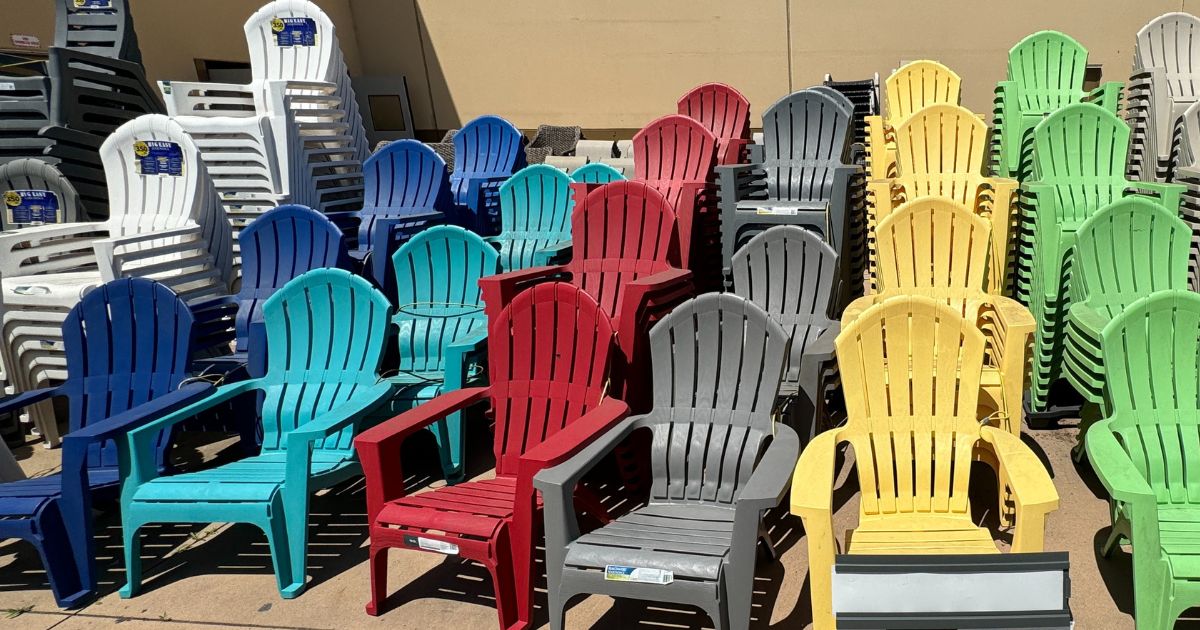 Stackable Adirondack Chairs Only $19.98 on Lowes.online (4 Color Choices!)