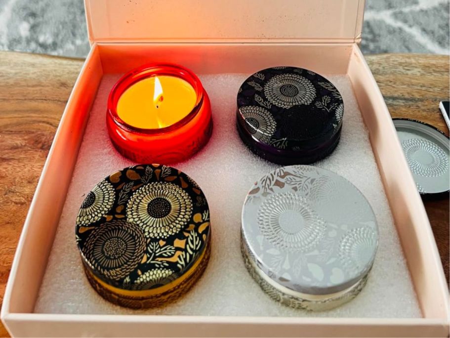 Amazon Scented Candle 4-Piece Gift Set Only $14.99 Shipped (Reg. $25)