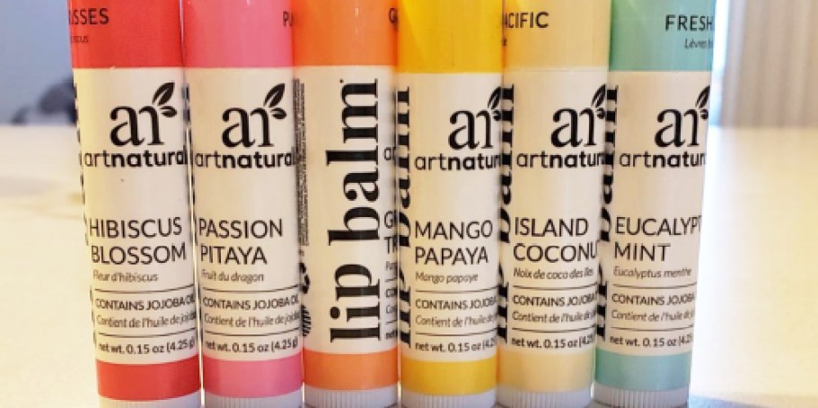 ArtNaturals Lip Balm 6-Pack Only $6.49 Shipped on Amazon | Thousands of 5-Star Reviews