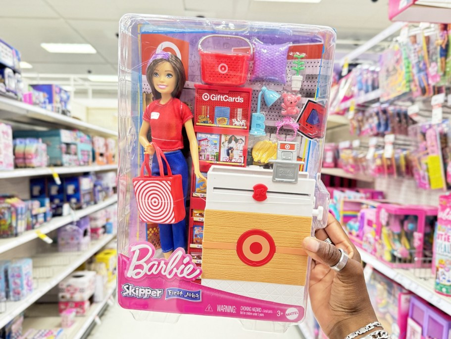 NEW Barbie Skipper Target Doll with Checkout Stand & Accessories