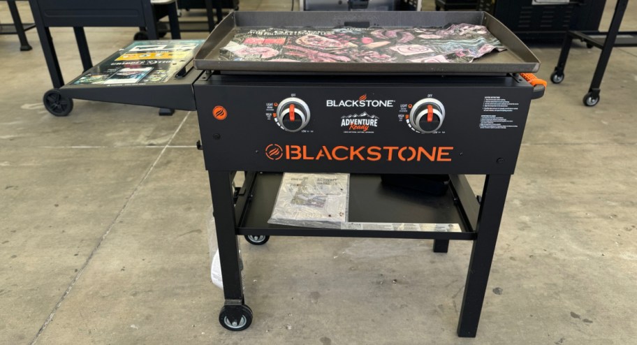 Blackstone-griddle-displayed-on-the-walmart-floor