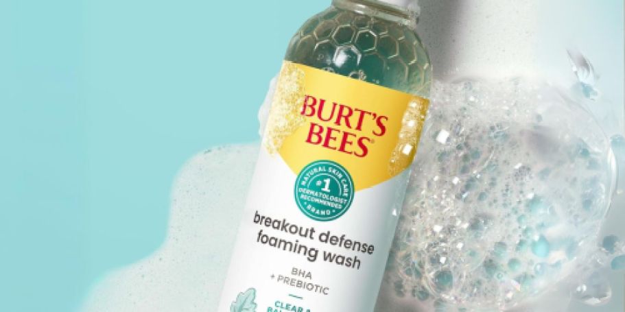 Burt’s Bees Breakout Defense Foaming Cleanser Just $2.37 Shipped on Amazon (Reg. $5)