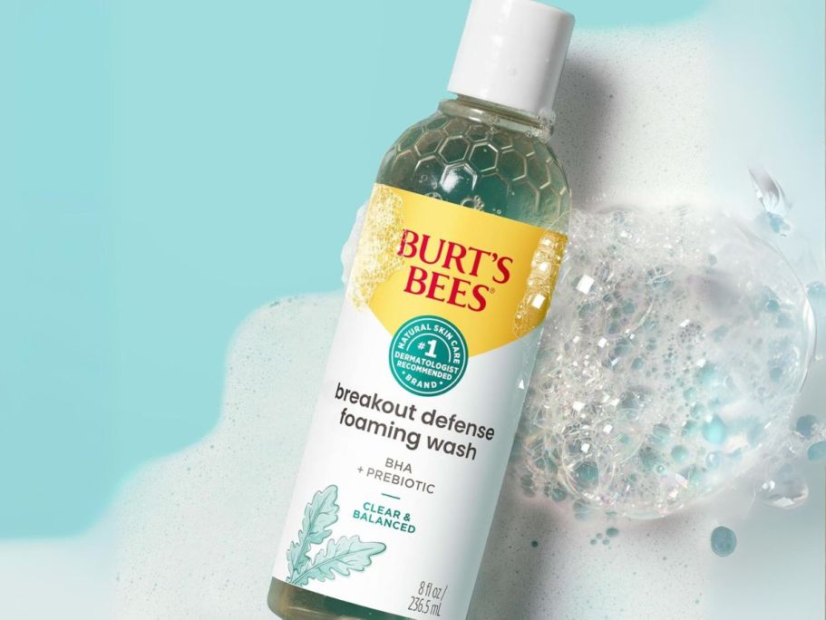 Burt’s Bees Breakout Defense Foaming Cleanser Just $2.37 Shipped on Amazon (Reg. $5)