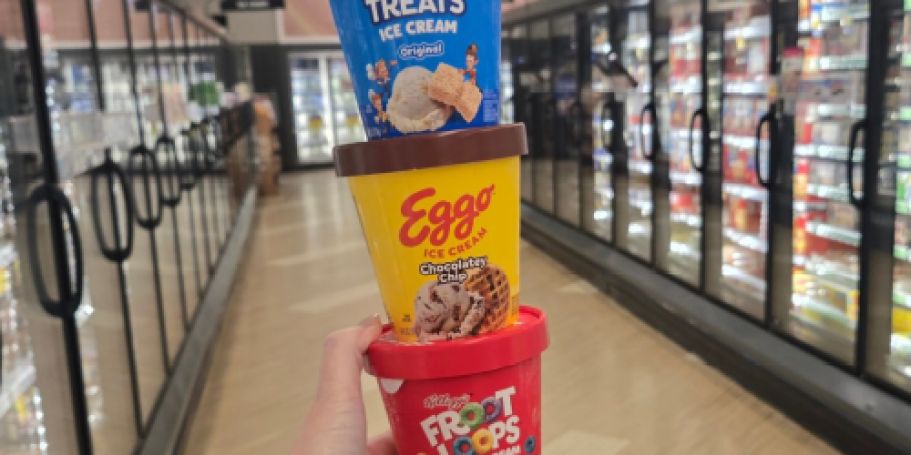 NEW Treats Spotted at Kroger – Cereal and Candy Bar Ice Cream!