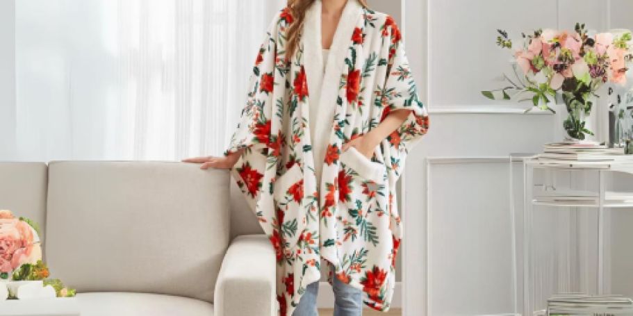 Charter Club Plush Wrap Only $11.99 on Macys.online (Reg. $30)