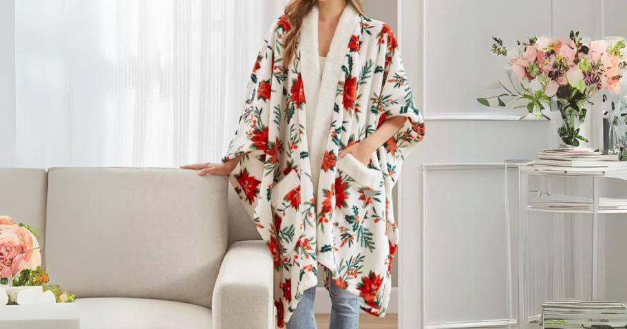 Charter Club Plush Wrap Only $11.99 on Macys.online (Reg. $30)