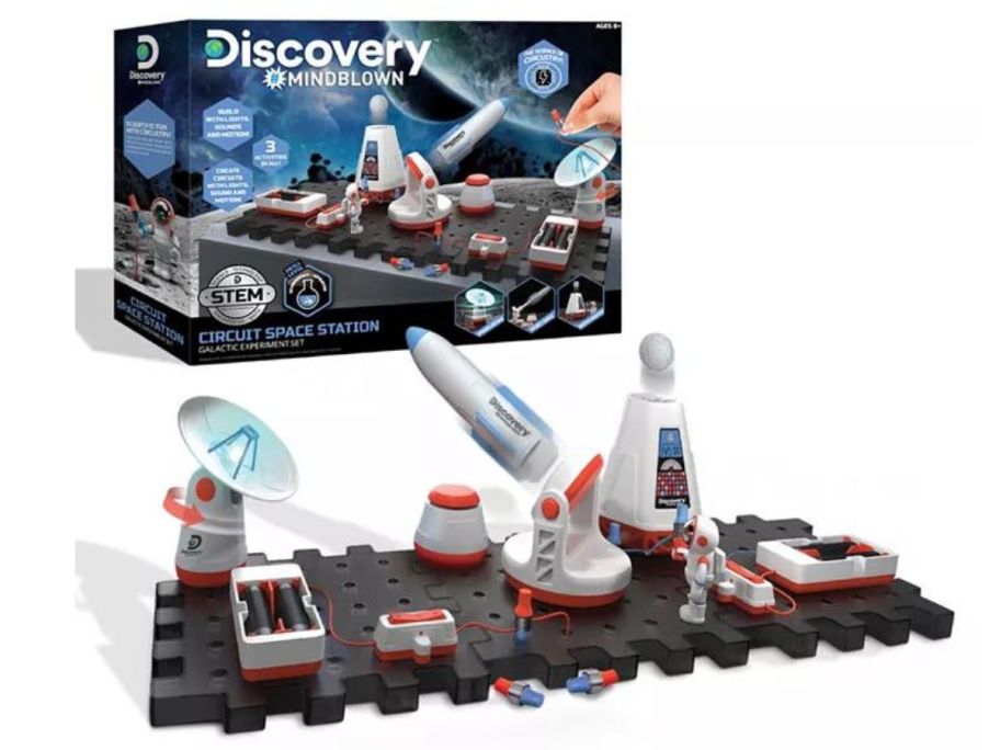 Discovery #Mindblown Circuit Space Station Galactic Experiment Set stock image