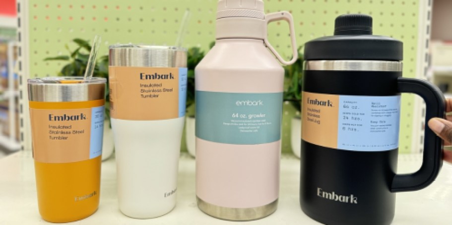 Embark Tumblers & Water Bottles from $7.99 on Target.online