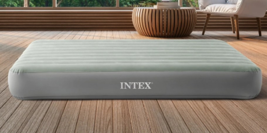 Intex Queen Air Mattress w/ Built-in Pump Just $20 on Walmart.online (Reg. $40)