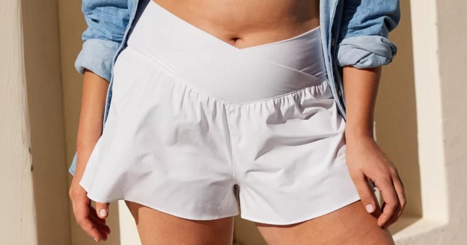 Up to 55% Off Aerie Clothing + Free Shipping | Flowy Shorts From $26 (Reg. $55)!