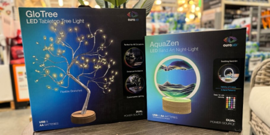 Liquid Sand Night-Light & Light-Up Tree from $14.97 Shipped on HomeDepot.online