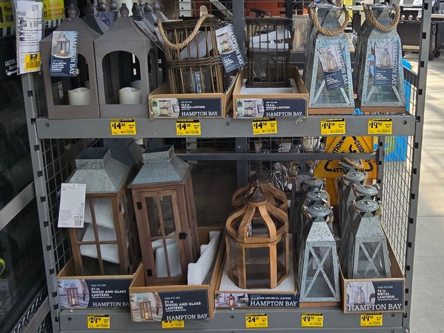 Up to 50% Off Home Depot Clearance | Patio Lanterns from $12.48 (Reg. $25)