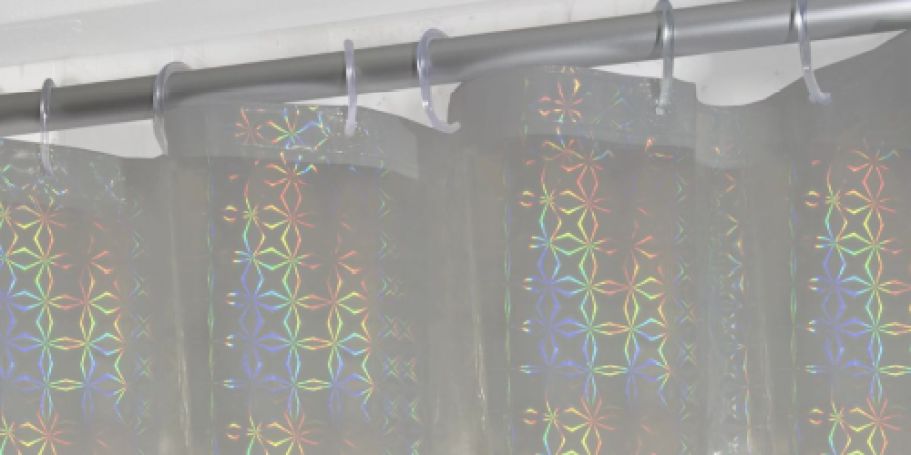 WOW! Iridescent Shower Curtain Liner Only $2.74 on Walmart.online (Regularly $11)