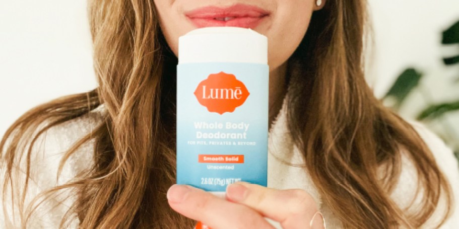 Lume Whole Body Deodorant 5-Pack Just $50 Shipped ($75 Value) – Only $10 Per Stick!