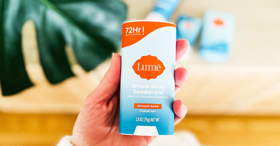 Lume Whole Body Deodorant 5-Pack ONLY $50 Shipped – Just $10 Per Stick!