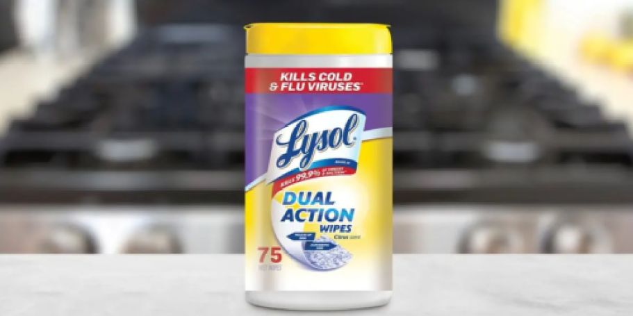 Lysol Disinfecting Wipes 75-Count Just $3.74 Shipped on Amazon