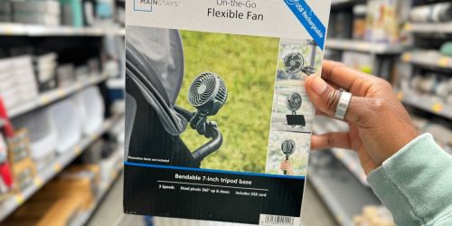 Flexible Tripod Fan Just $15.96 at Walmart | Portable & Rechargeable