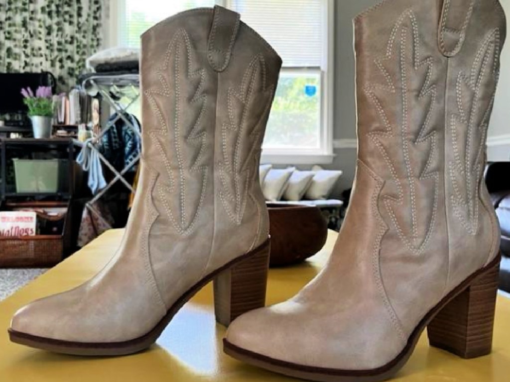 tan cowboy boots