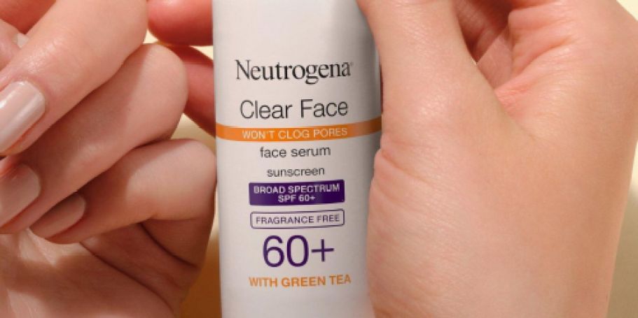 Neutrogena Clear Face Serum Sunscreen 1.7oz Only $8.83 Shipped on Amazon (Reg. $24)