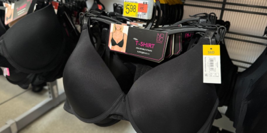 Team Favorite No Boundaries T-Shirt Bra JUST $5.98 at Walmart (In-Store & Online)