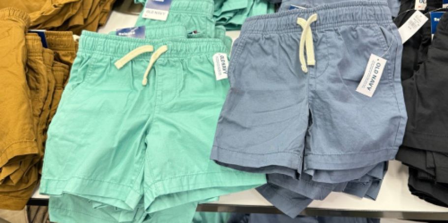 50% Off Old Navy Shorts -Today ONLY | Prices from $3.99