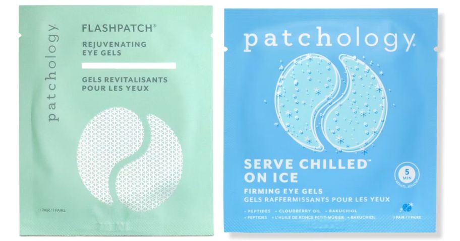 2 Patchology travel packs: Rejuvenating & Firming 