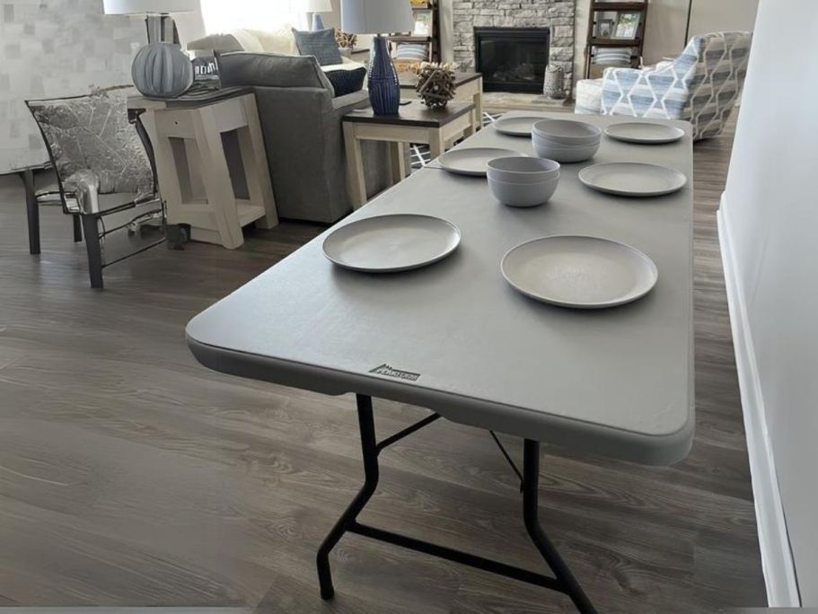 Bi-Fold Table Only $39.99 at Tractor Supply (Reg. $60) | Extra Thanksgiving Seating Option