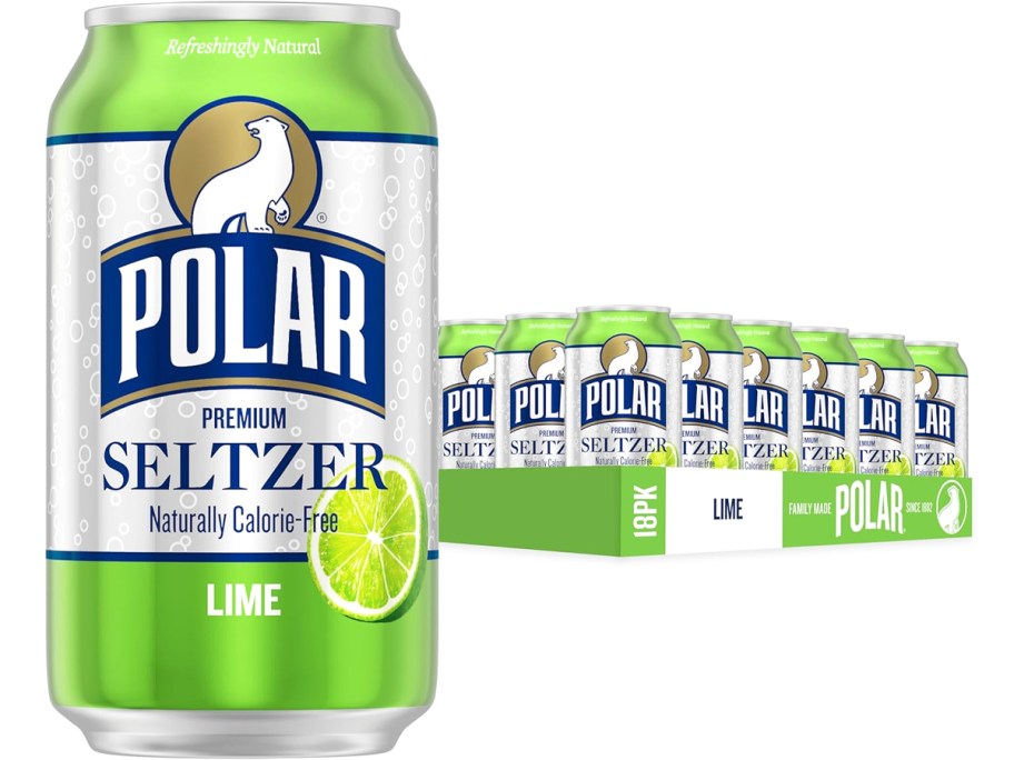 Polar seltzer lime 18 pack