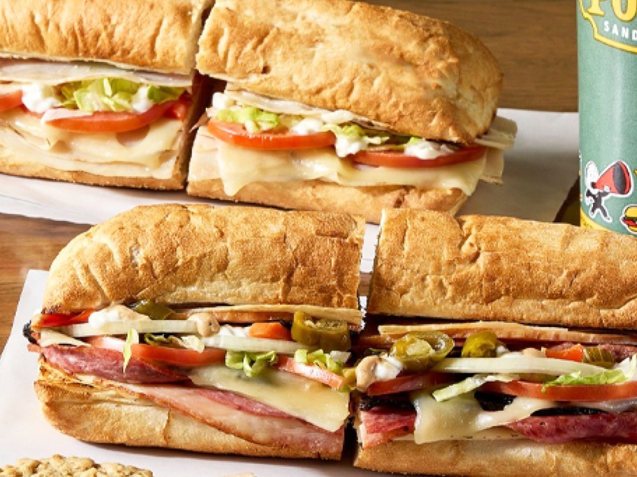 two Potbelly Sandwiches