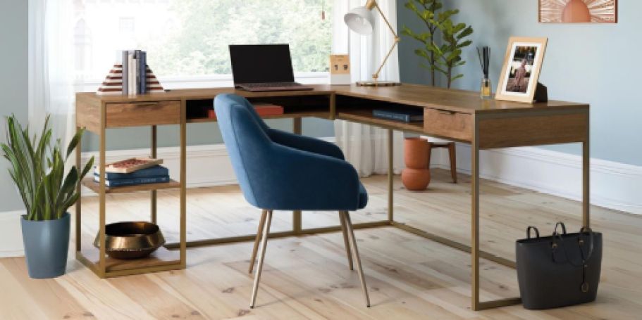 L-Shaped onlineputer Desk Only $70.88 Shipped on Walmart.online (Reg. $500)