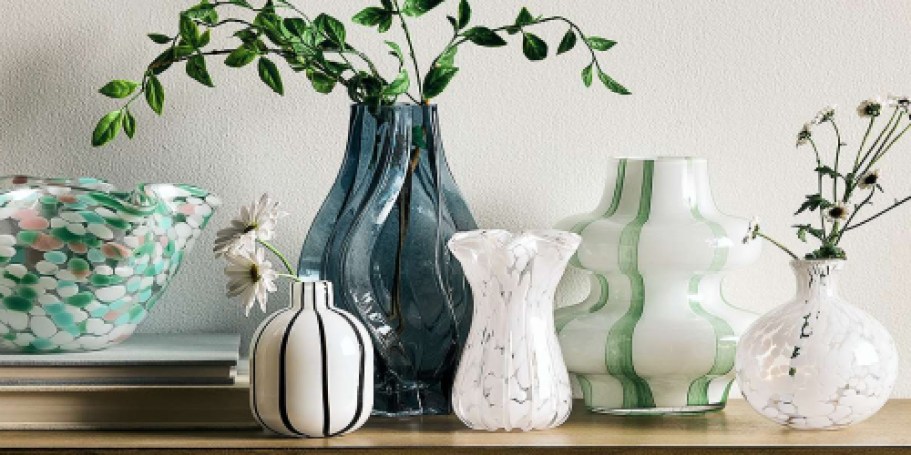 *HOT* Over 80% Off Sonoma Glass Vases on Kohls.online | Styles from $2.48