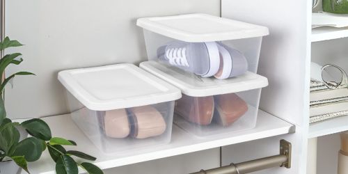 TEN Sterilite 6-Quart Storage Boxes Only $10.98 on Walmart.online