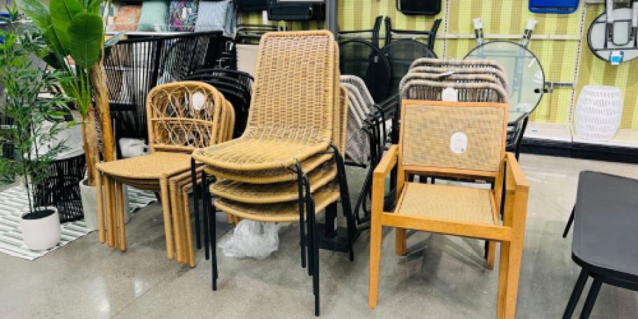 New Target Patio Furniture Available | Trendy Chairs, Tables, Pillows, & More