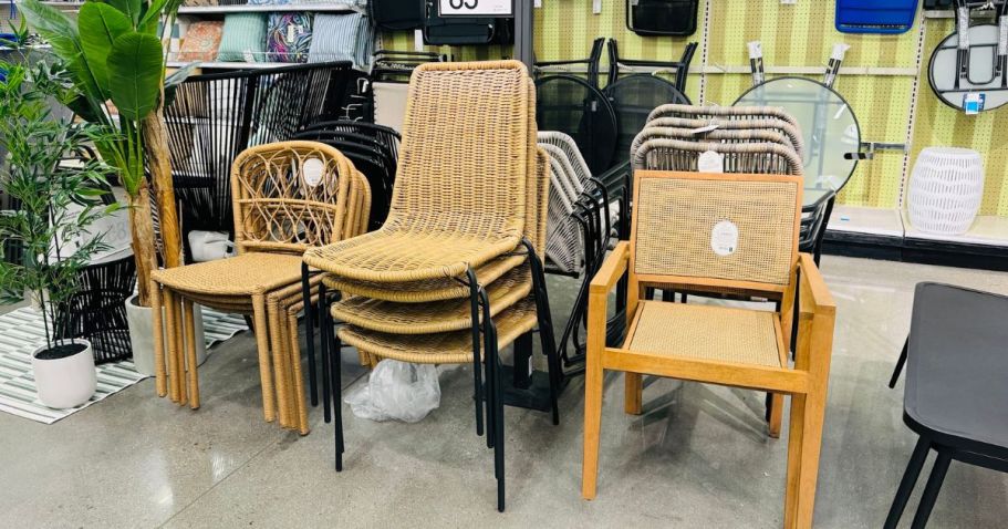 New Target Patio Furniture Available | Trendy Chairs, Tables, Pillows, & More