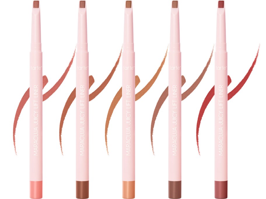 5 sticks of tarte maracuja lip liner