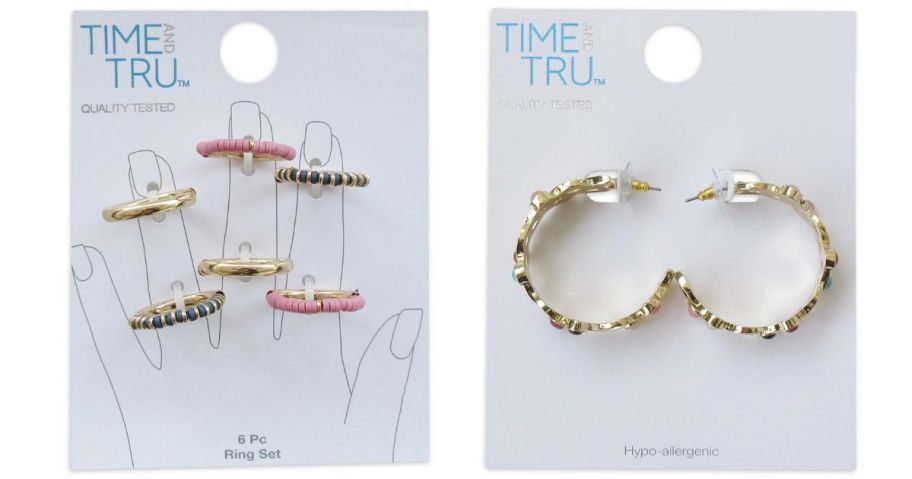 time and tru jewelry stock images