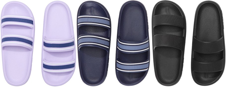 Victoria's Secret PINK DOUBLE STRAP PILLOW SLIDES