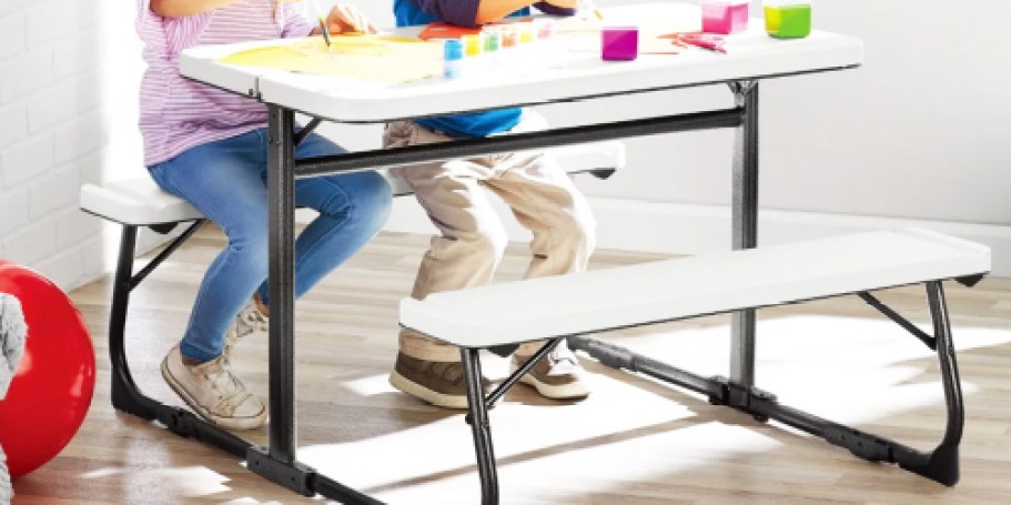 Folding Kids Picnic Table Only $35 Shipped on Walmart.online (Reg. $59) – Perfect for Crafts, Games & More