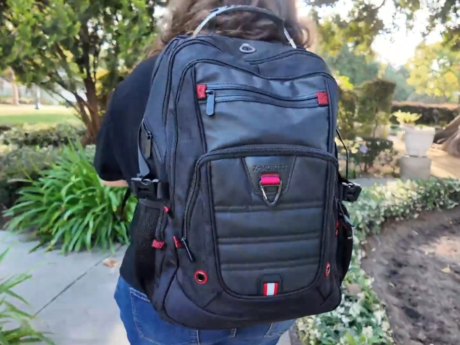 Extra Large Travel Backpack Just $29.98 Shipped on Amazon (Fits a 17″ Laptop)