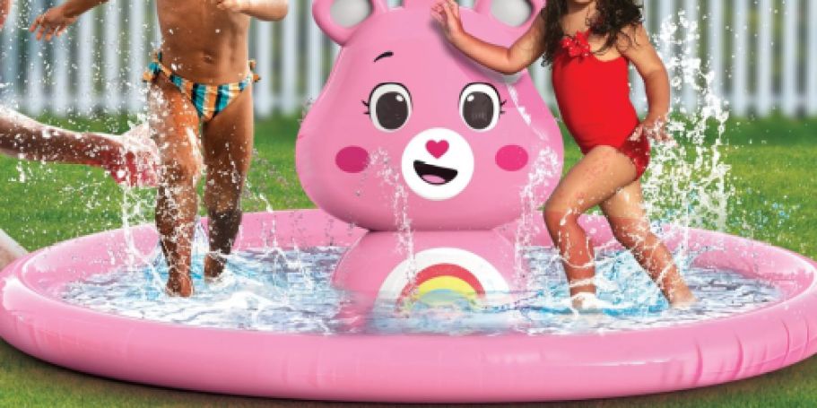 Care Bears Inflatable Splash Pad with Sprinkler Just $7 on Walmart.online (Reg. $17)