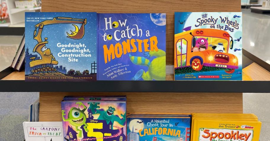 children's book on shelf in store