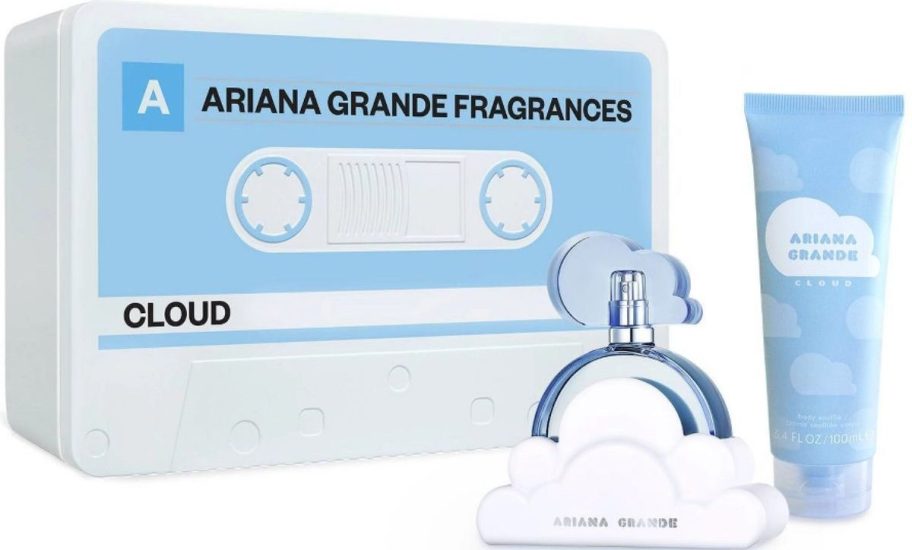 ariana grande cloud gift set stock image