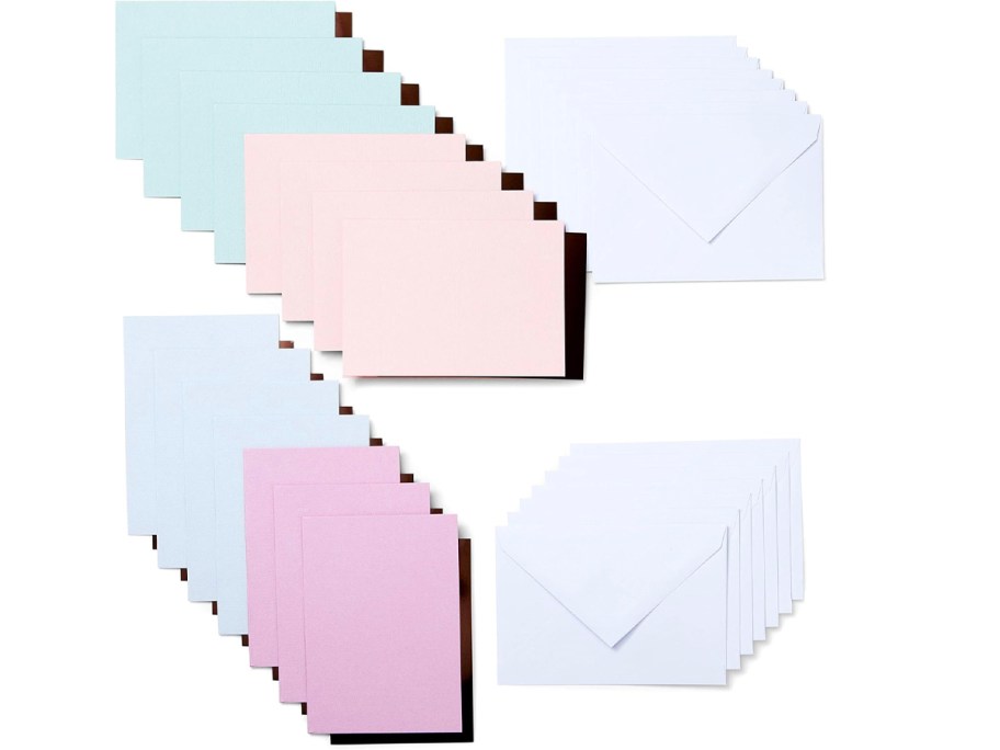 multi colored cards and envelopes 