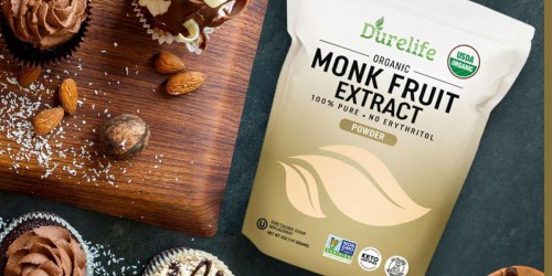 Organic Monk Fruit Extract Powder from $16 Shipped on Amazon | No Calorie or Aftertaste