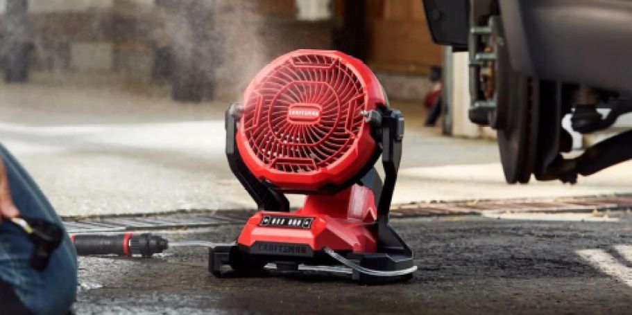 Craftsman 3-Speed Cordless Misting Fan Only $79 Shipped on Lowes.online