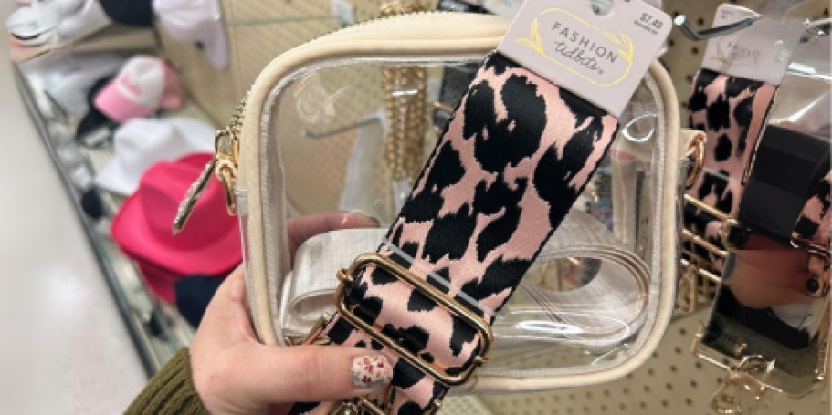 Hobby Lobby Clear Crossbody Bags Only $8.49 + Extra Bag Straps Just $4.99