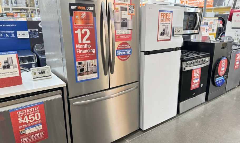 Up to 55% Off Home Depot Appliance Sale + Free Shipping | Refrigerators, Dishwashers, Ranges, & More