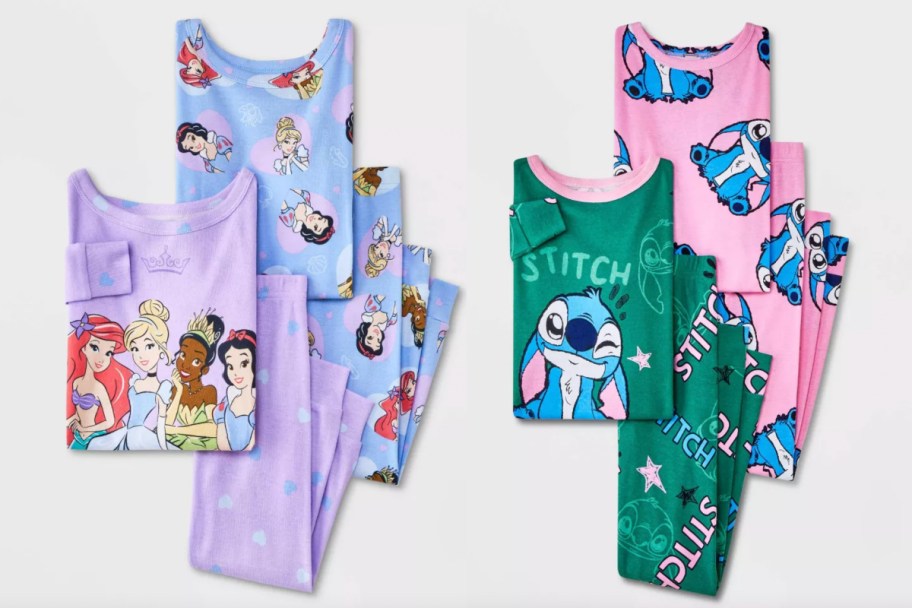 princess and stitch pajamas