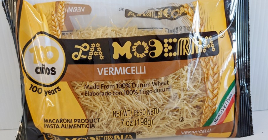 La Moderna Pasta 6-Count Only $3 on Amazon (Just 50¢ Per Bag!)