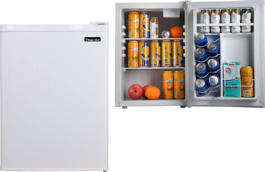 Magic Chef 2.6 cu. ft. Mini Fridge in White Without Freezer 